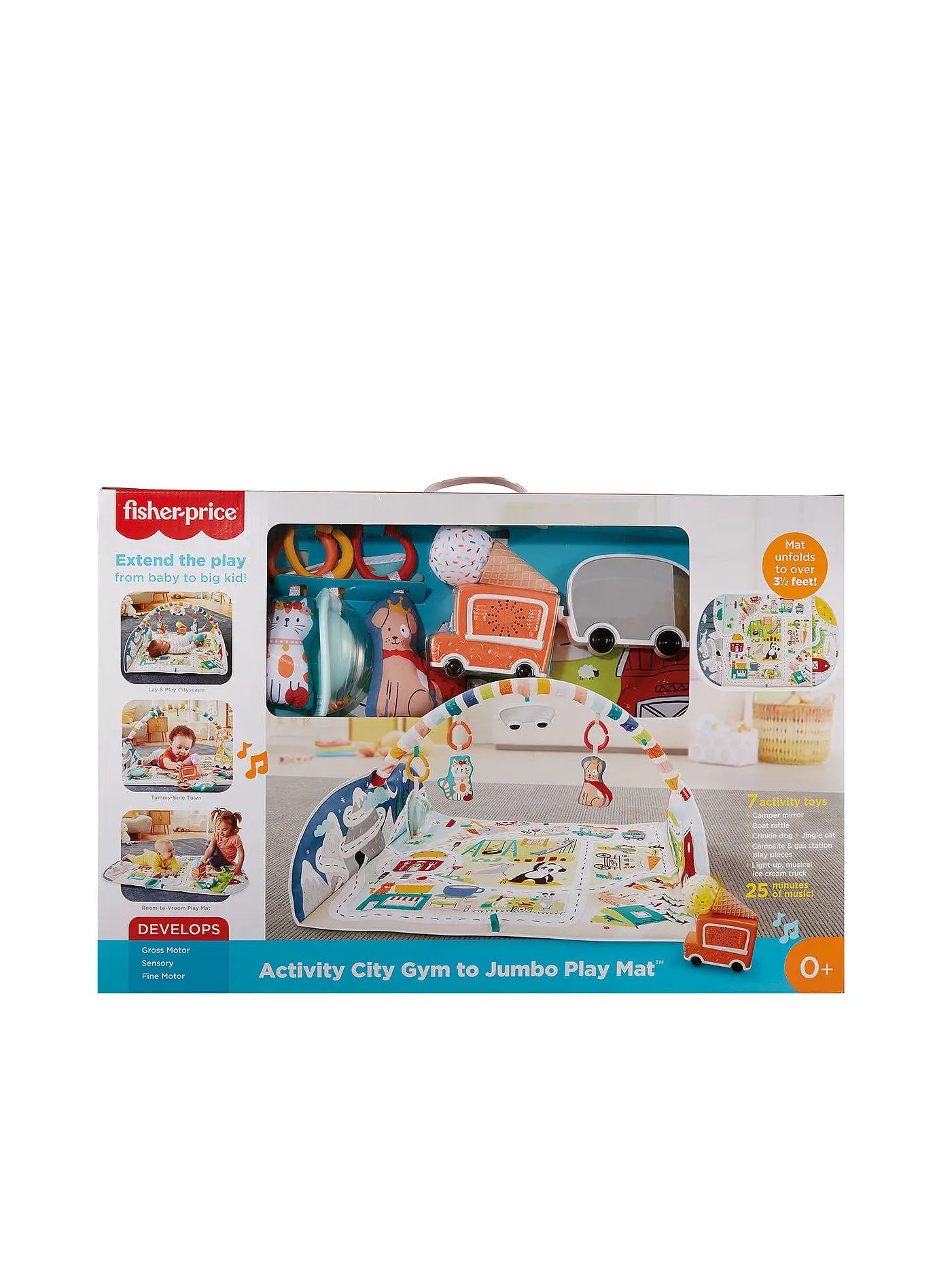 FISHER PRICE | Jumbo Abenteuer Spieldecke | 